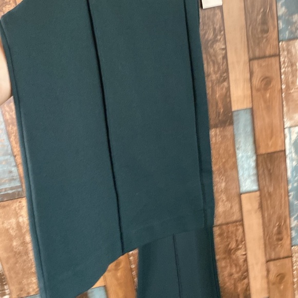 A new day green stretch high waisted flare slacks - Picture 7 of 16